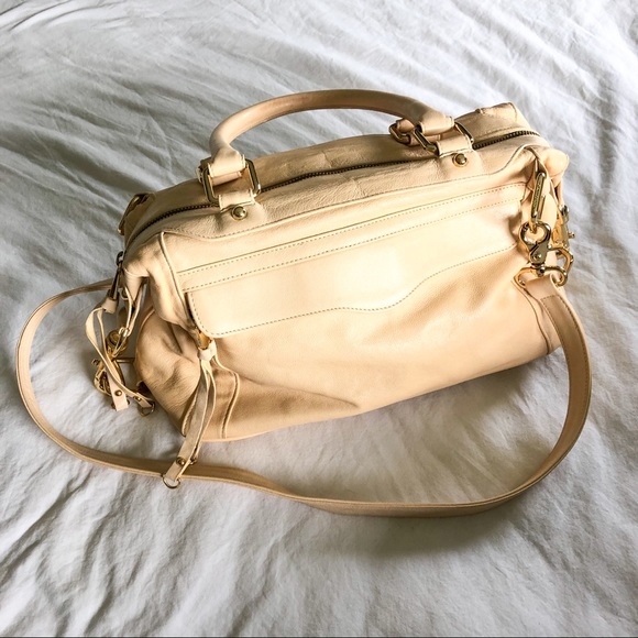 Rebecca Minkoff MAB satchel bag in peachy cream - Picture 2 of 16